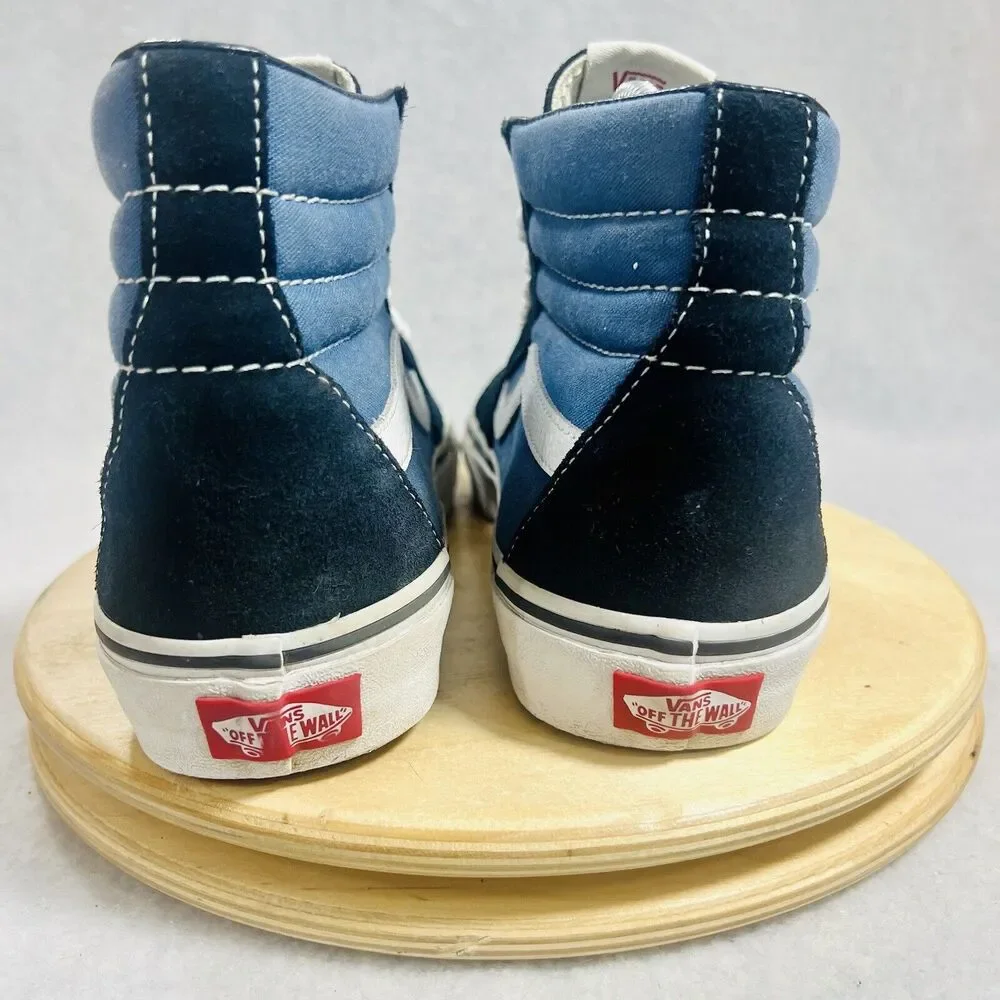 Vans Unisex Sk8 Hi 721356 Blue Casual Shoes‎ Sneakers Men’s 7 Women’s 8.5